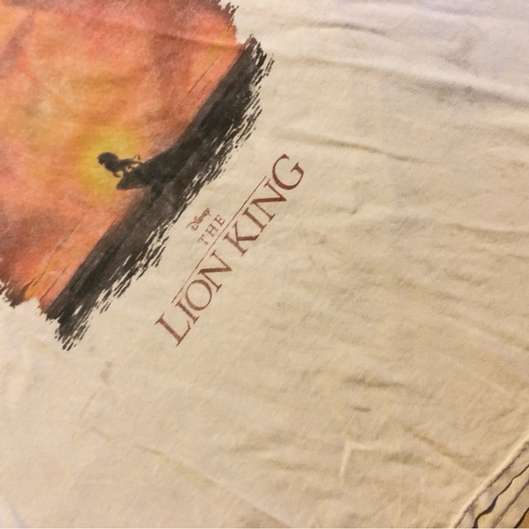 1990’s Vintage Disney The Lion King Movie Promo Junk Food Tees T-shirt Size M - Picture 9 of 14